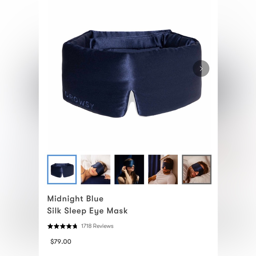 NWT Drowsy Sleep Mask